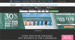 Desktop Screenshot of diviresorts.com